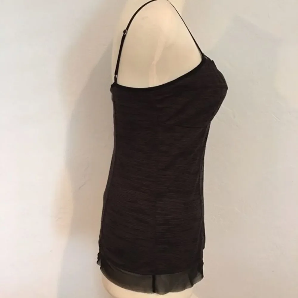 Tracy Reese Black Poly Viscose Camisole large NWT - Picture 7 of 16